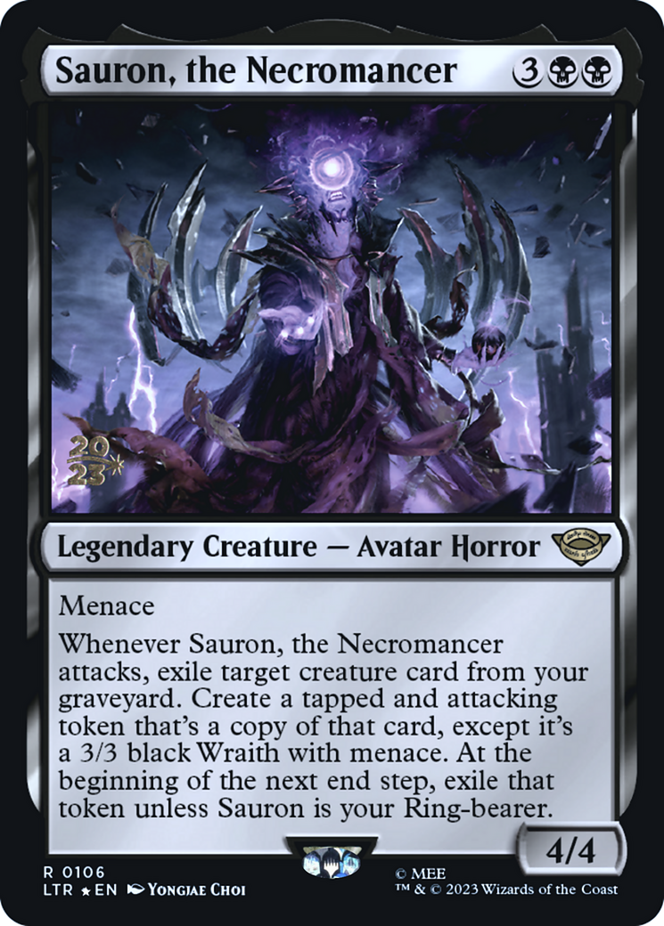 Image of Sauron, the Necromancer [The Lord of the Rings: Tales of Middle-Earth Prerelease Promos]