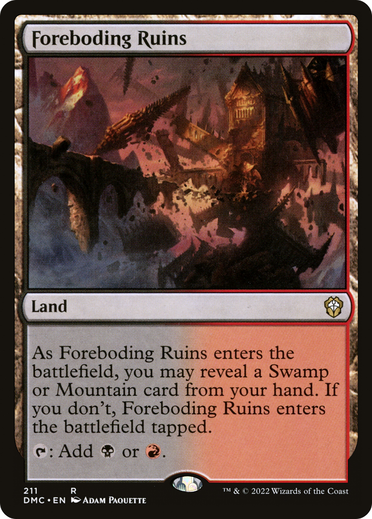 Image of Foreboding Ruins [Dominaria United Commander]