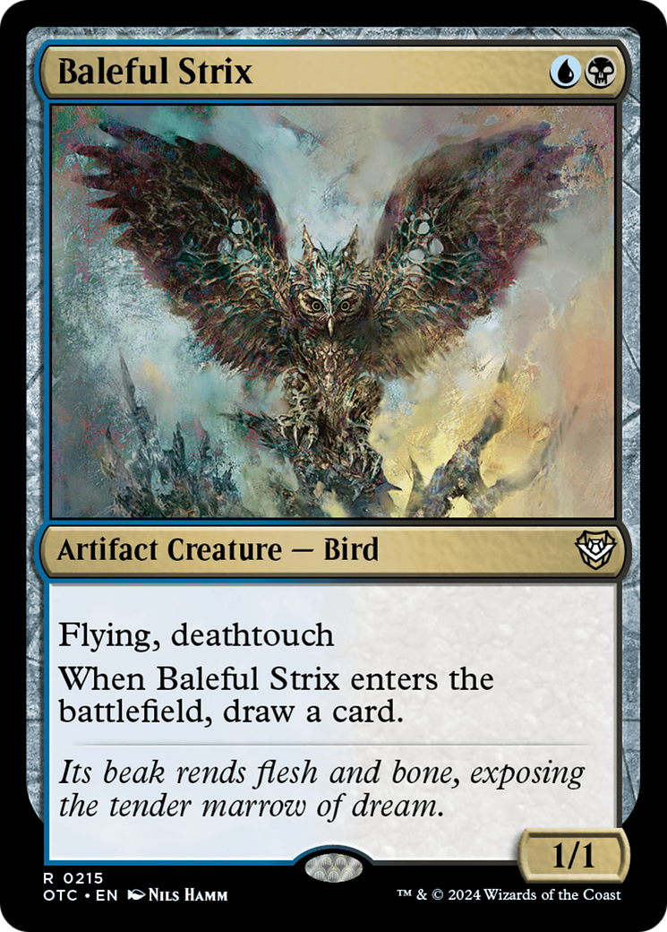 Image of Baleful Strix [Outlaws of Thunder Junction Commander]