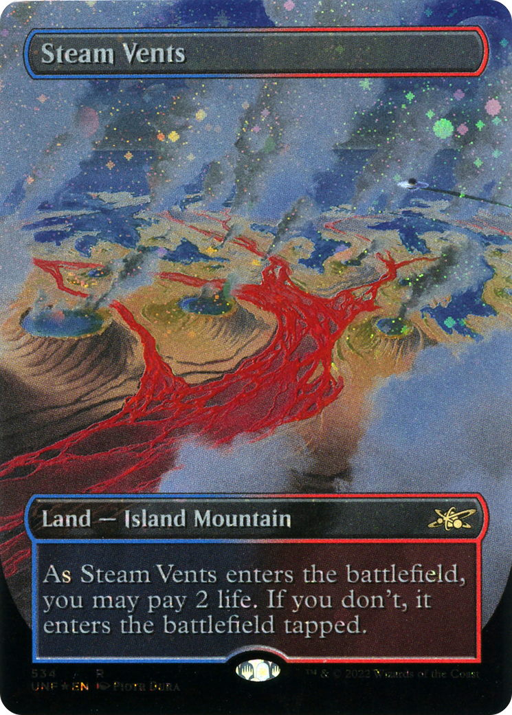 Image of Steam Vents (Borderless) (Galaxy Foil) [Unfinity]