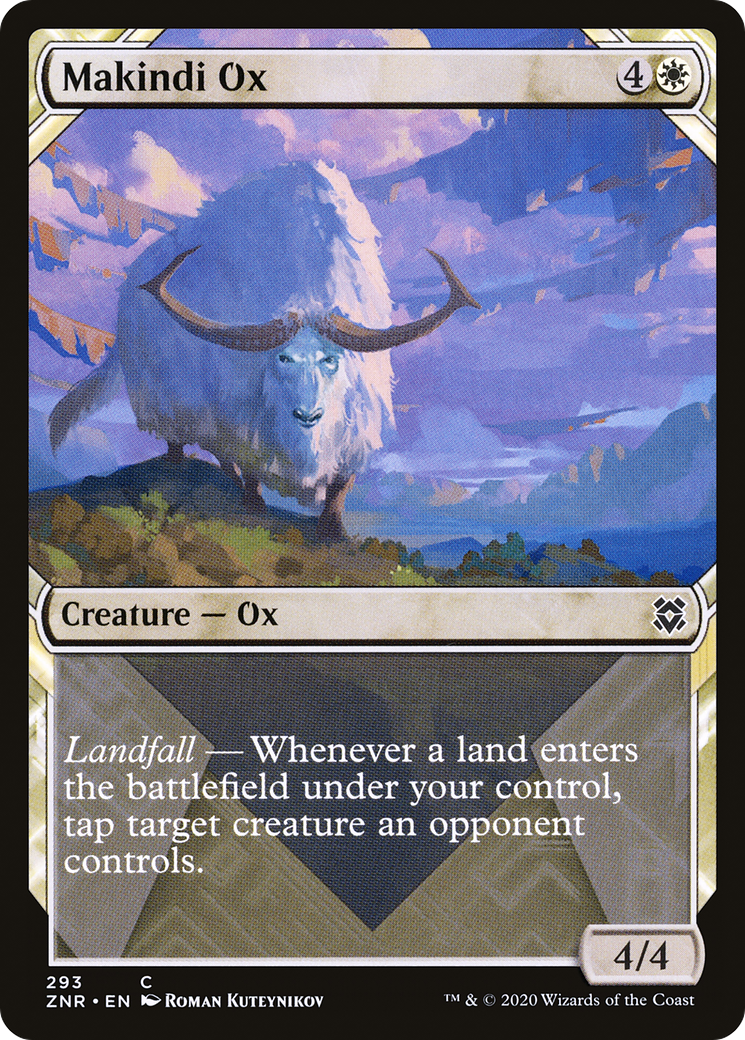 Image of Makindi Ox (Showcase) [Zendikar Rising]