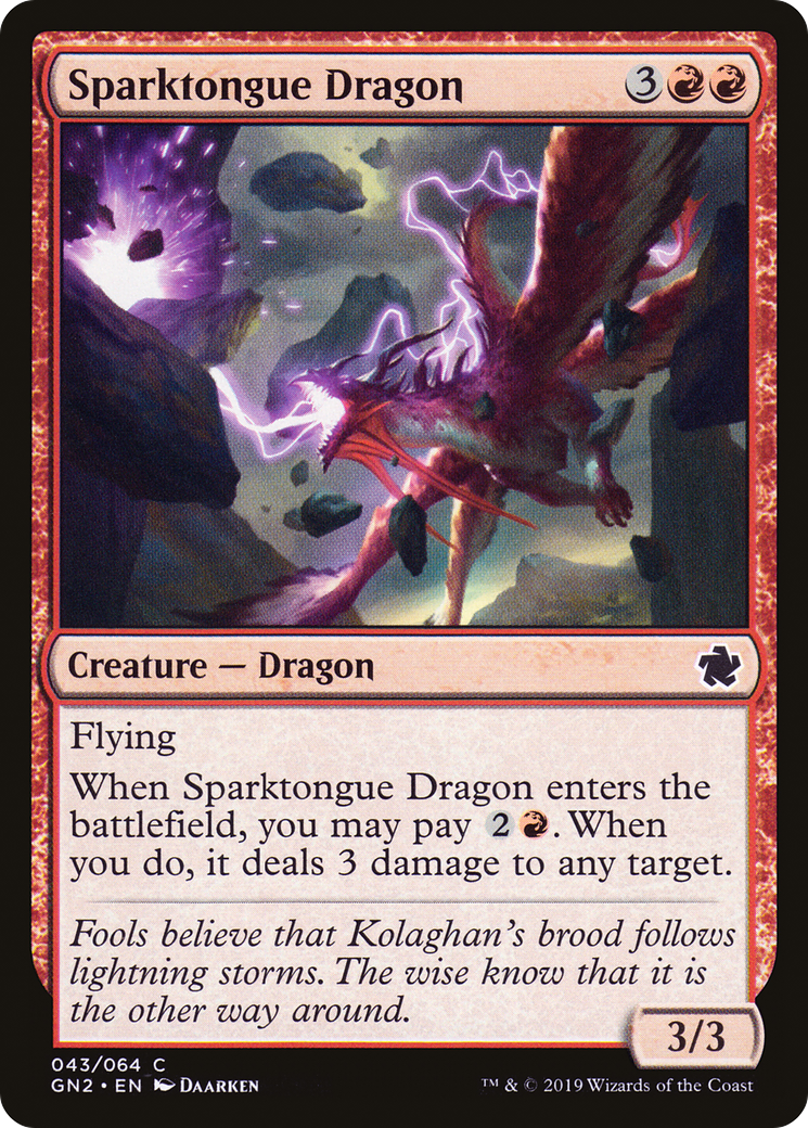 Image of Sparktongue Dragon [Game Night 2019]