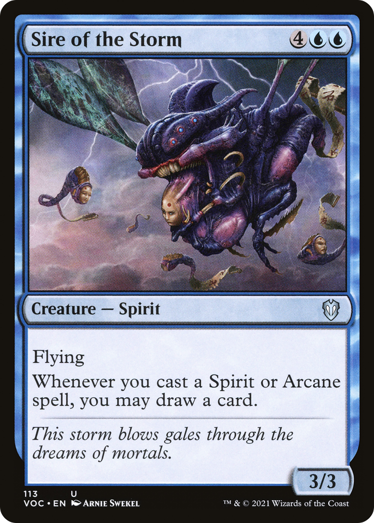 Image of Sire of the Storm [Innistrad: Crimson Vow Commander]
