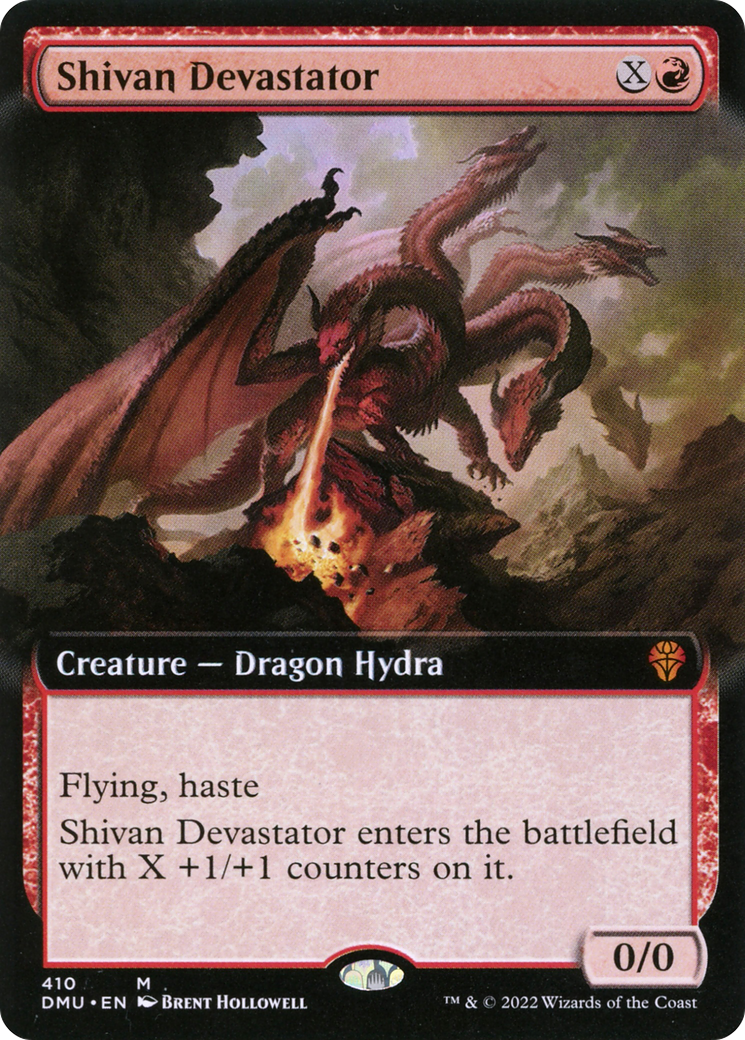 Image of Shivan Devastator (Extended Art) [Dominaria United]