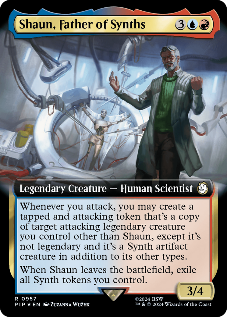 Image of Shaun, Father of Synths (Extended Art) (Surge Foil) [Fallout]