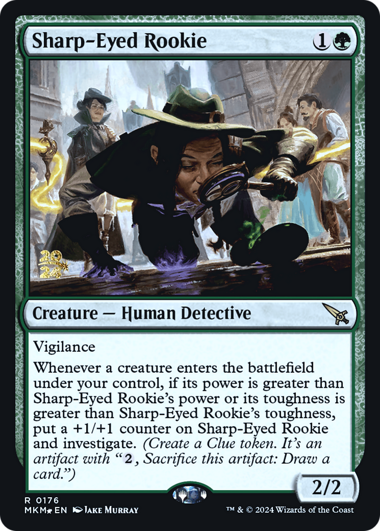 Image of Sharp-Eyed Rookie [Murders at Karlov Manor Prerelease Promos]