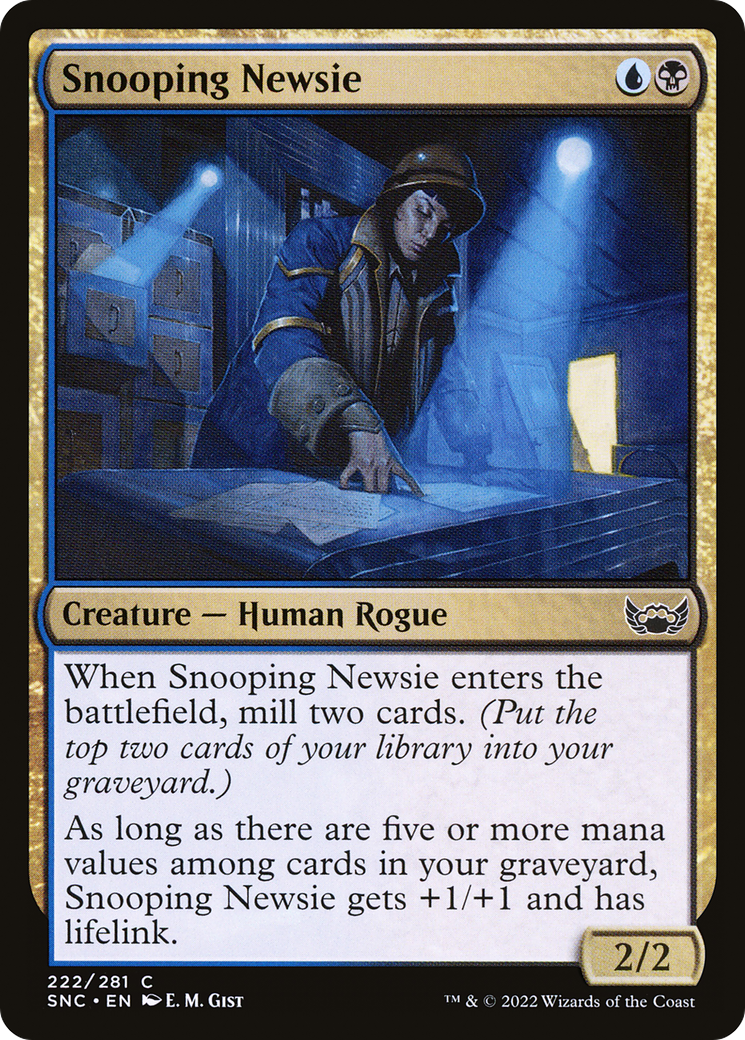 Image of Snooping Newsie [Streets of New Capenna]