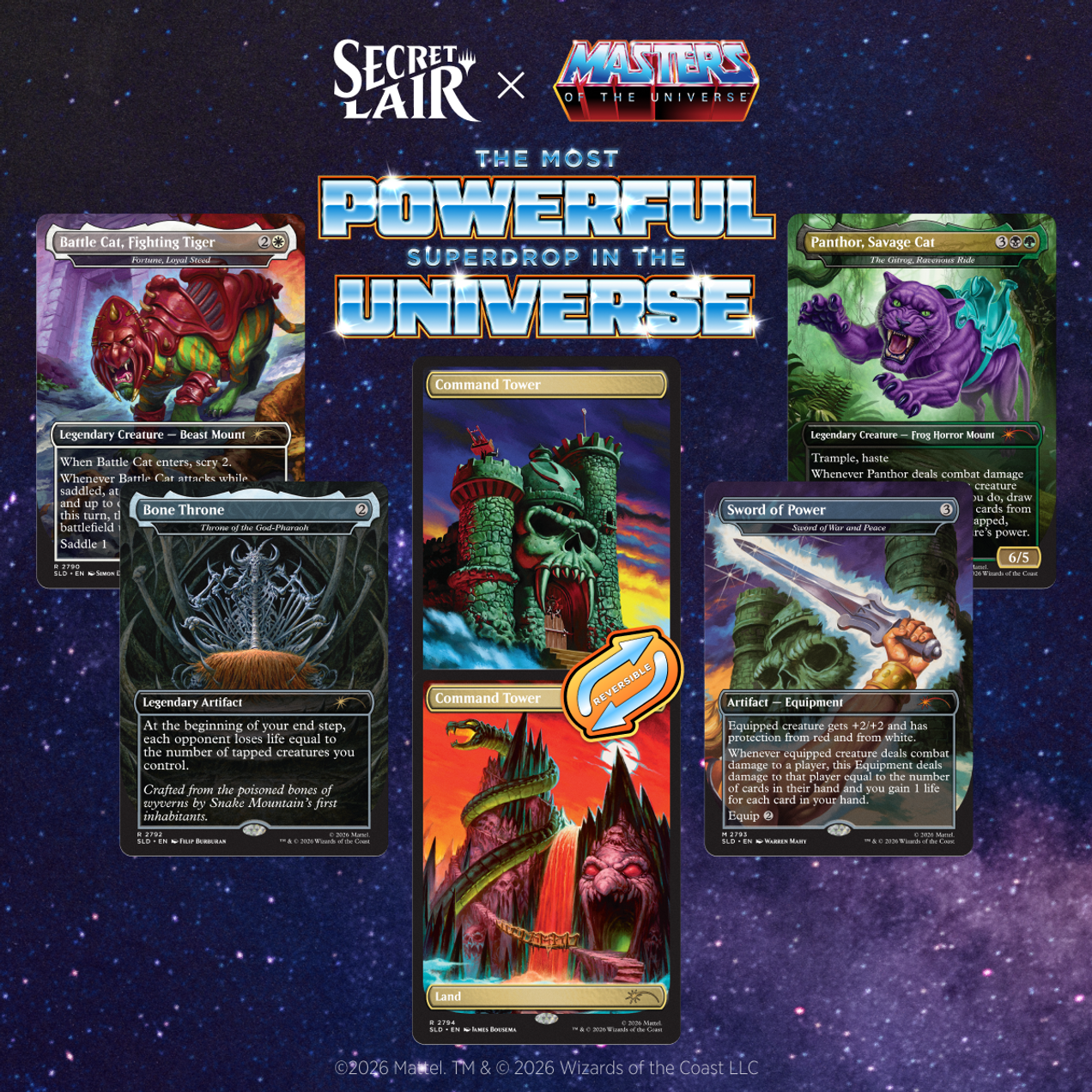Image of Secret Lair x Masters of the Universe (SOLD SEPARATELY) - Non-Foil