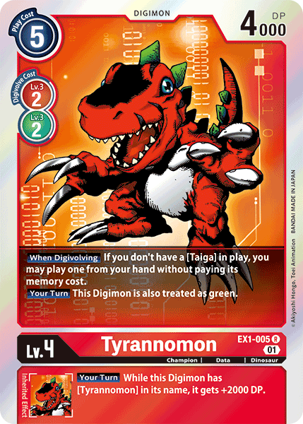 Image of Tyrannomon [EX1-005] [Classic Collection]