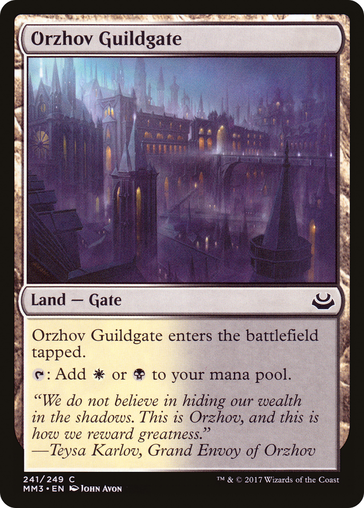 Image of Orzhov Guildgate [Modern Masters 2017]