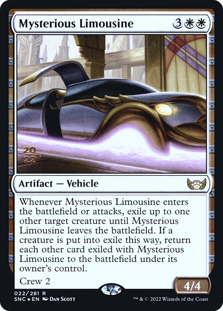 Image of Mysterious Limousine [Streets of New Capenna Prerelease Promos]