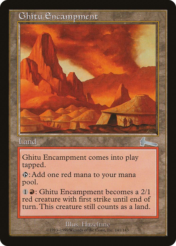 Image of Ghitu Encampment [Urza's Legacy]
