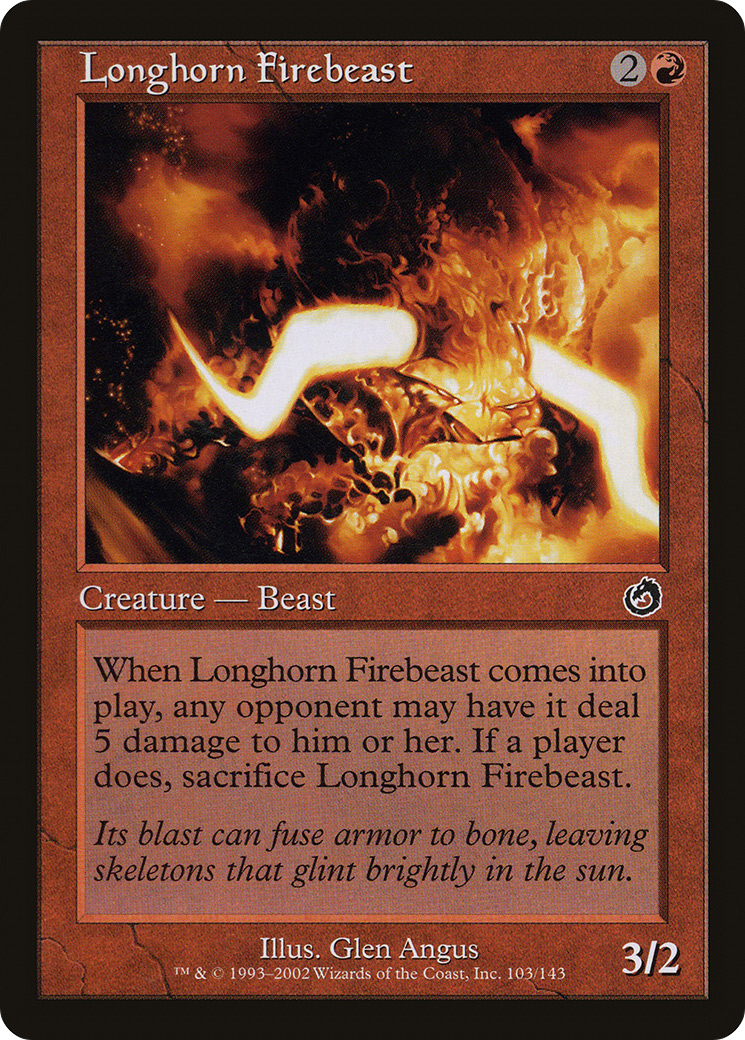 Image of Longhorn Firebeast [Torment]
