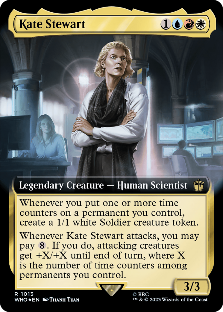 Image of Kate Stewart (Extended Art) (Surge Foil) [Doctor Who]
