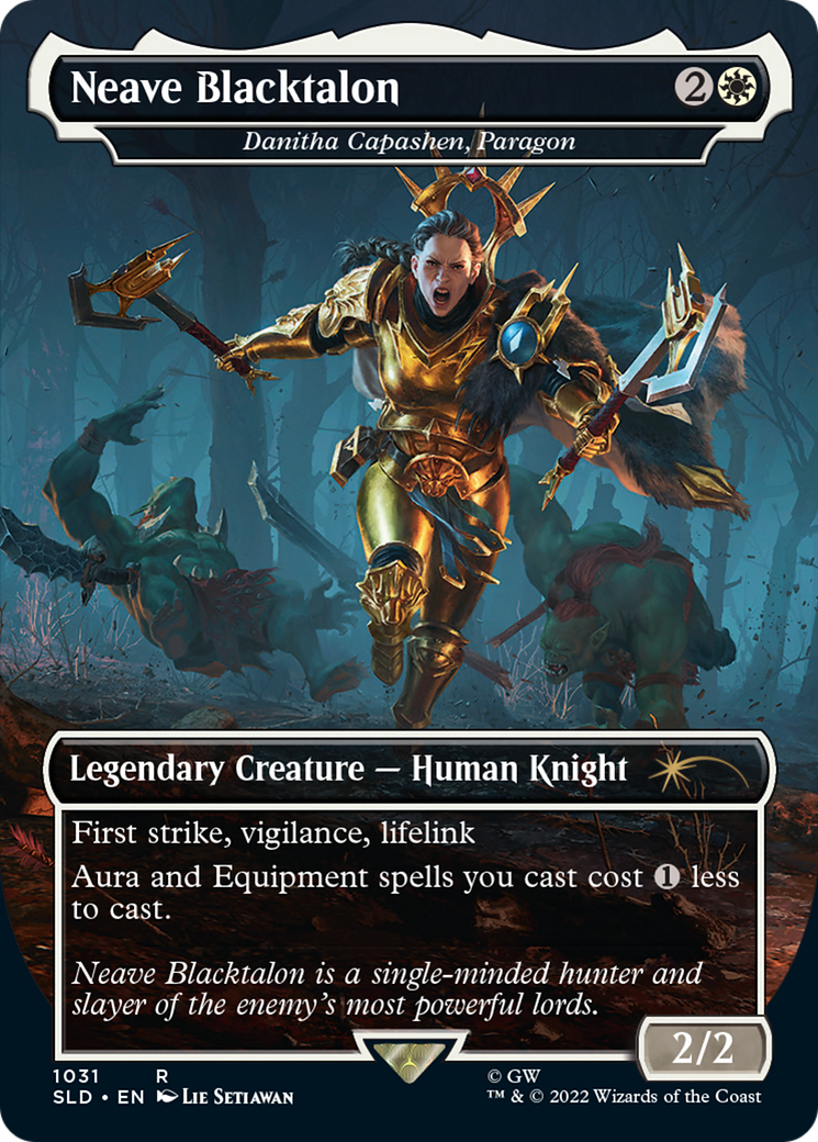 Image of Neave Blacktalon - Danitha Capashen, Paragon (Borderless) [Secret Lair Drop Series]
