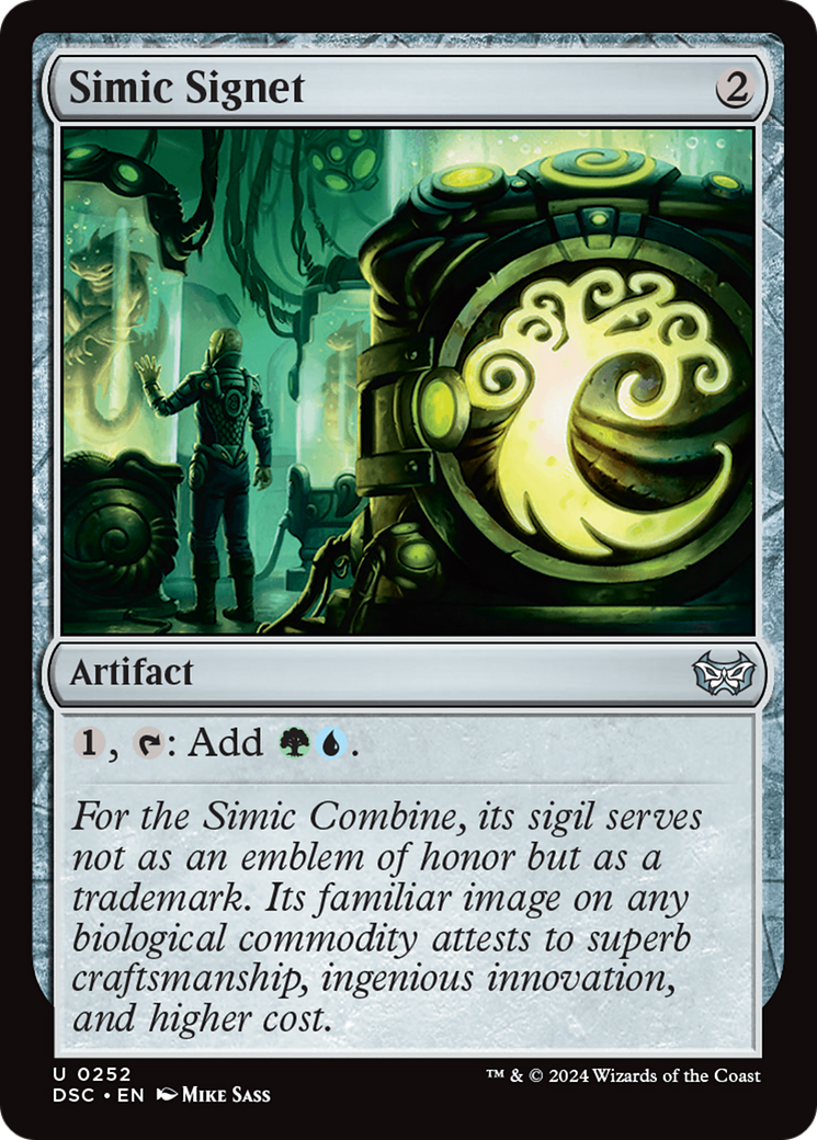Image of Simic Signet [Duskmourn: House of Horror Commander]