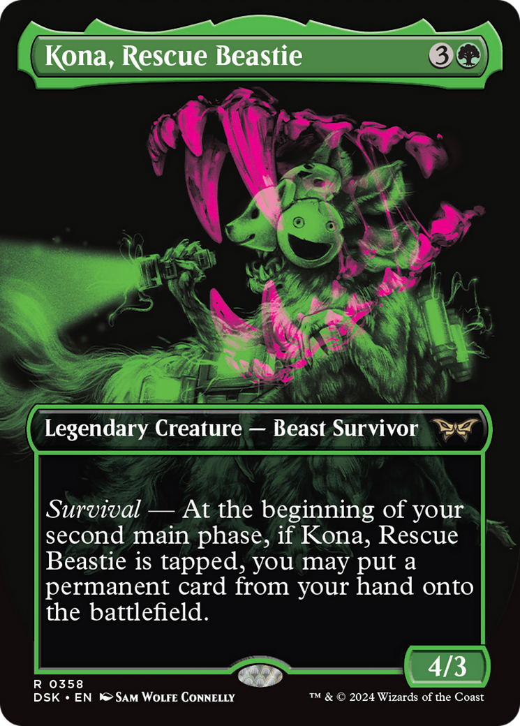 Image of Kona, Rescue Beastie (Showcase) [Duskmourn: House of Horror]
