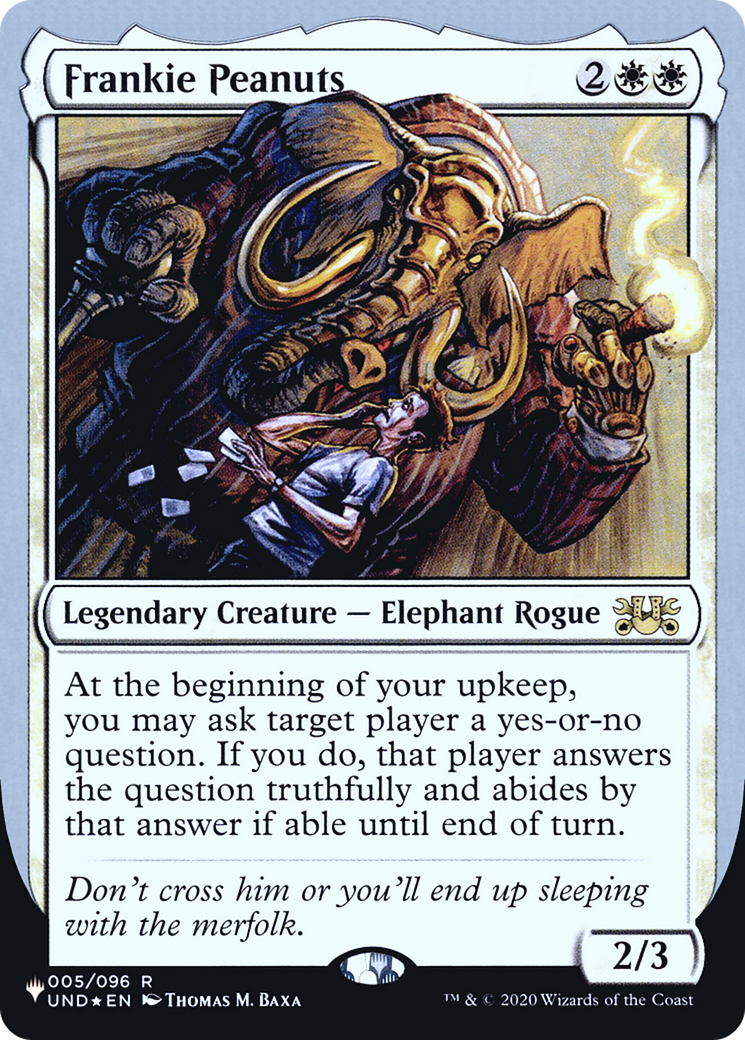 Image of Frankie Peanuts (Unfinity Foil Edition) [The List]