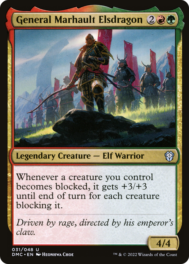 Image of General Marhault Elsdragon [Dominaria United Commander]