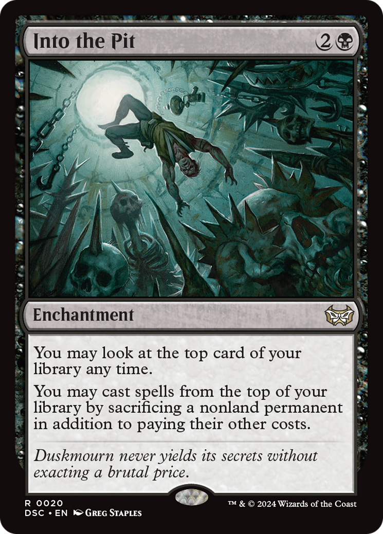 Image of Into the Pit [Duskmourn: House of Horror Commander]