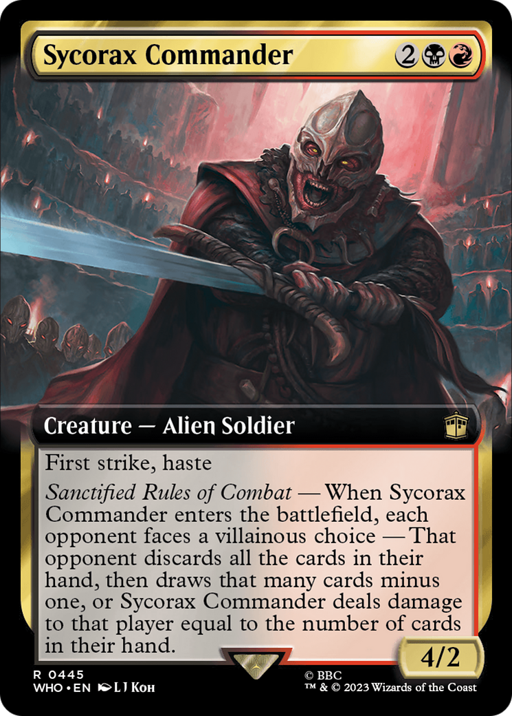 Image of Sycorax Commander (Extended Art) [Doctor Who]