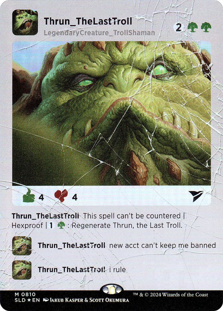 Image of Thrun, the Last Troll [Secret Lair Drop Series]