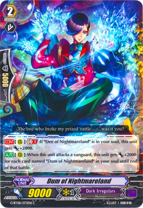 Image of Dum of Nightmareland (G-BT08/073EN) [Absolute Judgment]