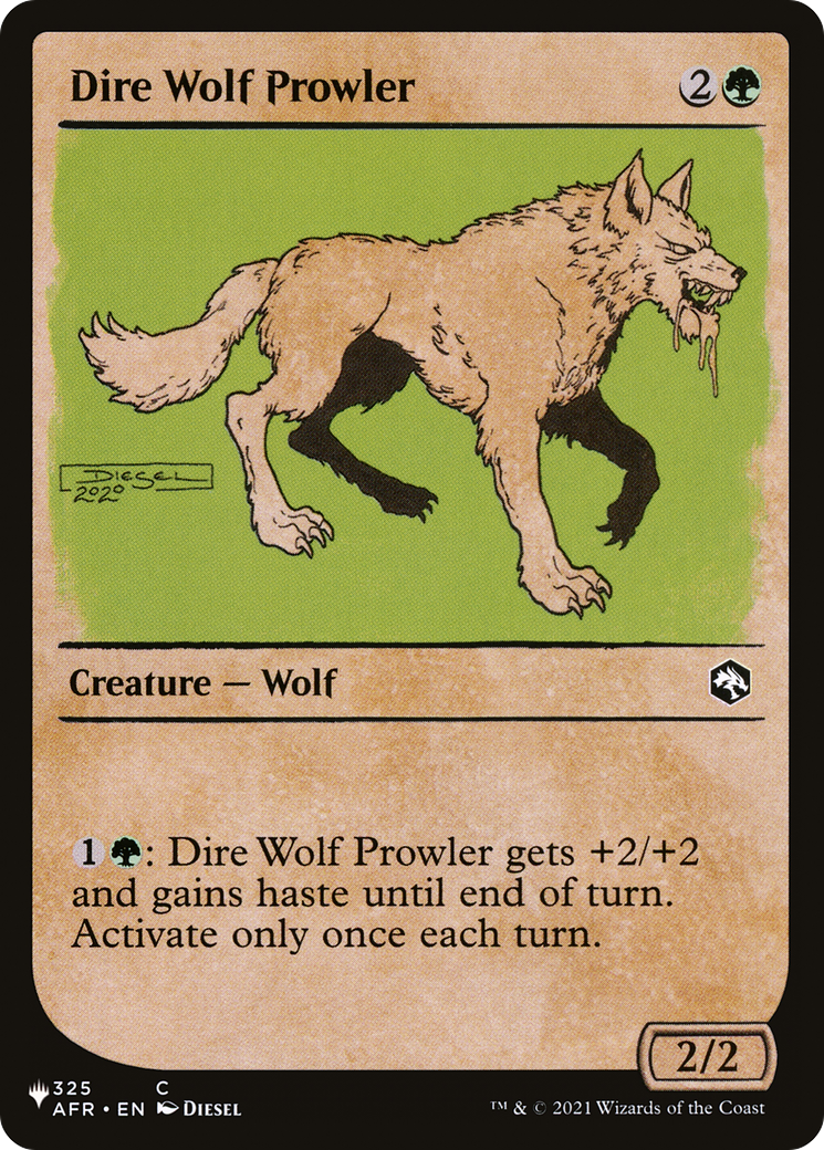 Image of Dire Wolf Prowler (Showcase) [The List]
