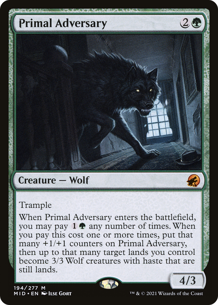 Image of Primal Adversary [Innistrad: Midnight Hunt]