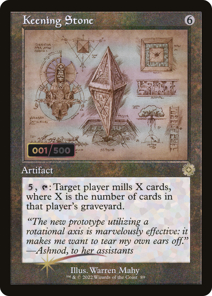 Image of Keening Stone (Retro Schematic) (Serialized) [The Brothers' War Retro Artifacts]