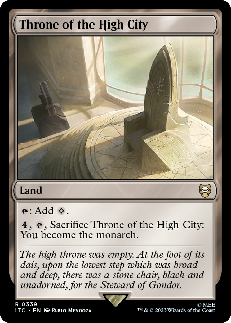 Image of Throne of the High City [The Lord of the Rings: Tales of Middle-Earth Commander]