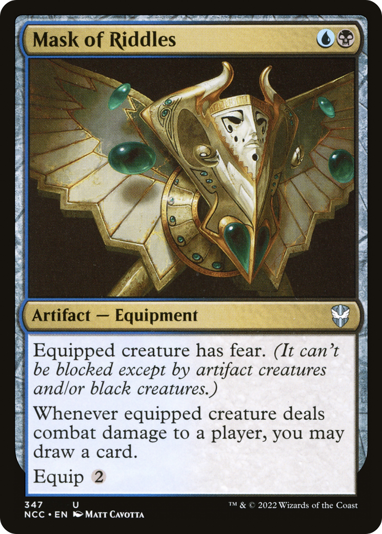 Image of Mask of Riddles [Streets of New Capenna Commander]
