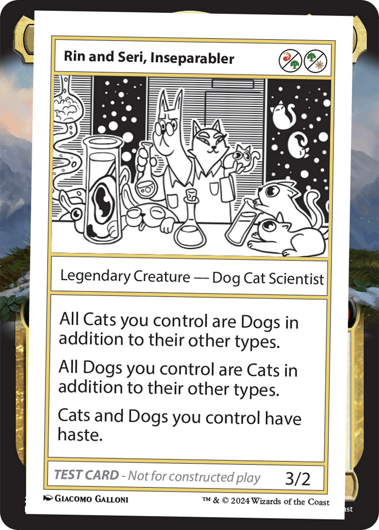 Image of Rin and Seri, Inseparabler [Mystery Booster 2 Playtest Cards]