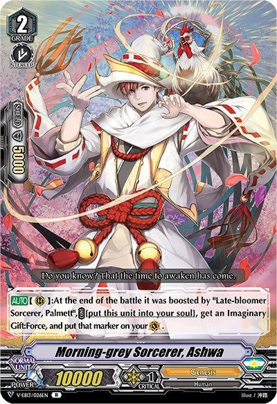 Image of Morning-grey Sorcerer, Ashwa (V-EB13/026EN) [The Astral Force]