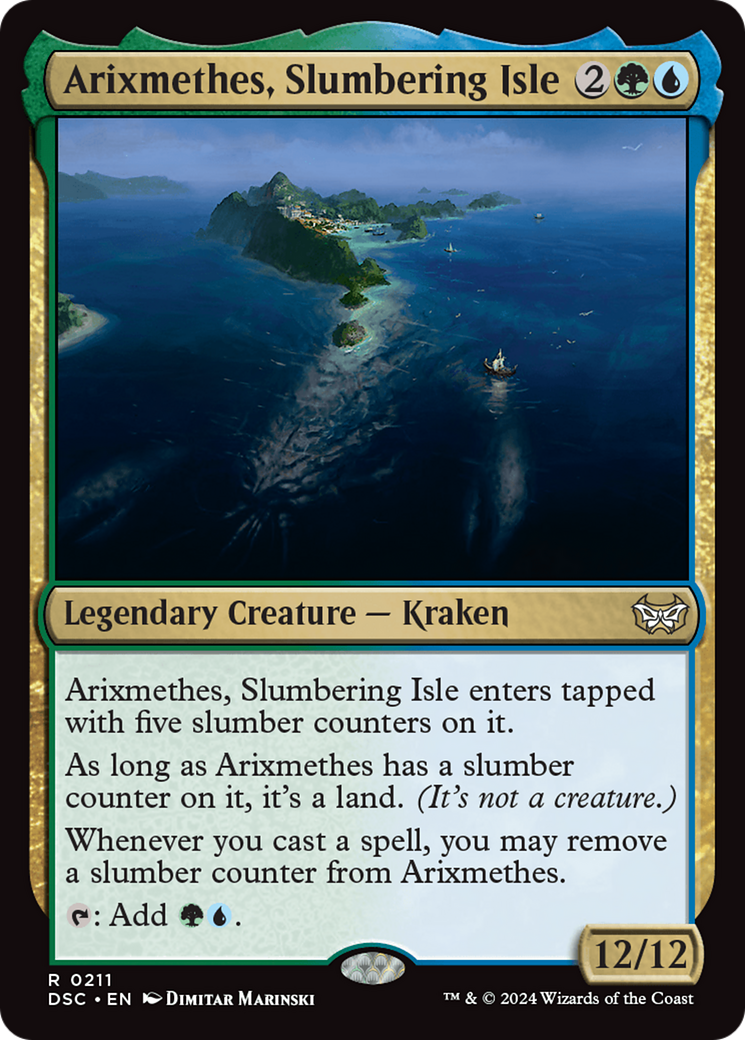 Image of Arixmethes, Slumbering Isle [Duskmourn: House of Horror Commander]