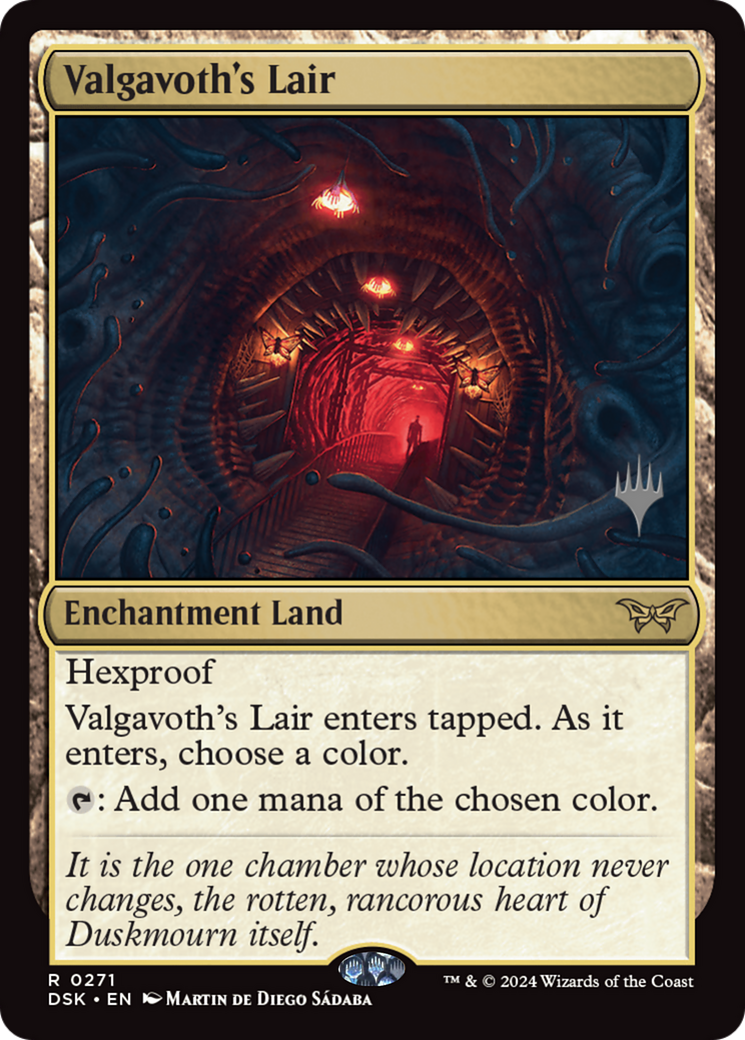 Image of Valgavoth's Lair (Promo Pack) [Duskmourn: House of Horror Promos]