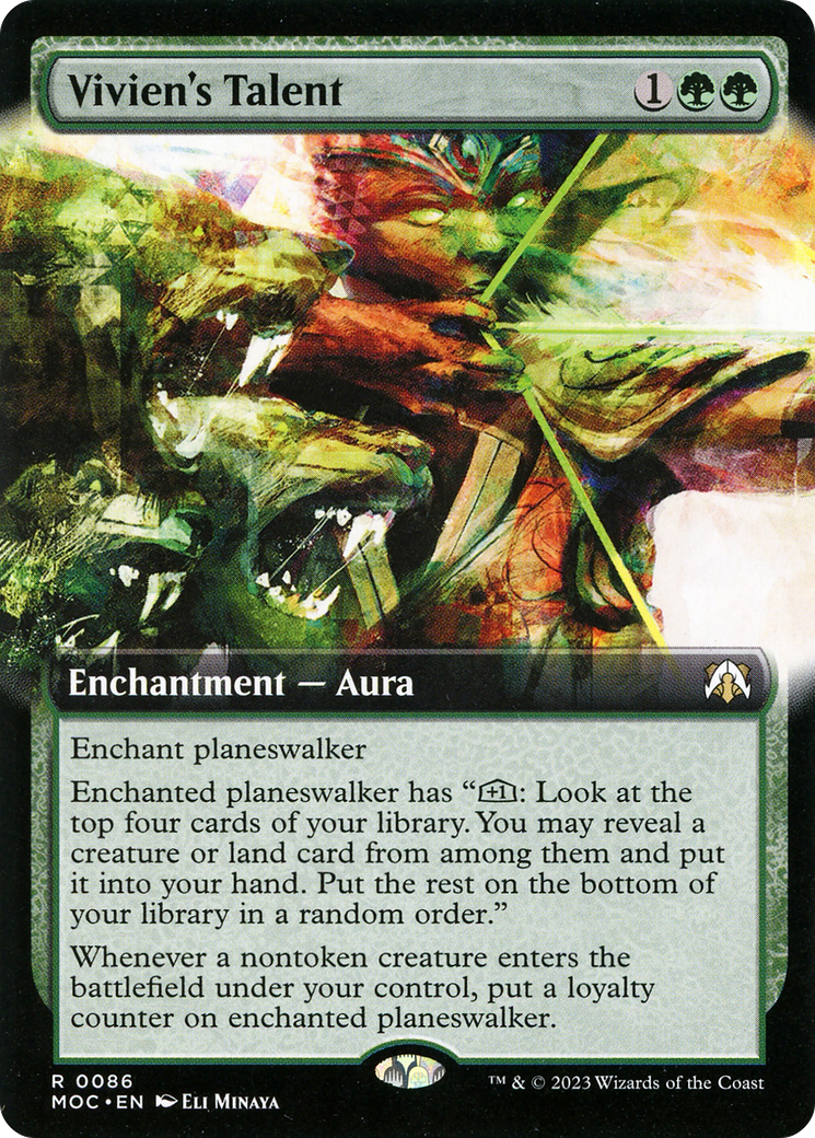 Image of Vivien's Talent (Extended Art) [March of the Machine Commander]