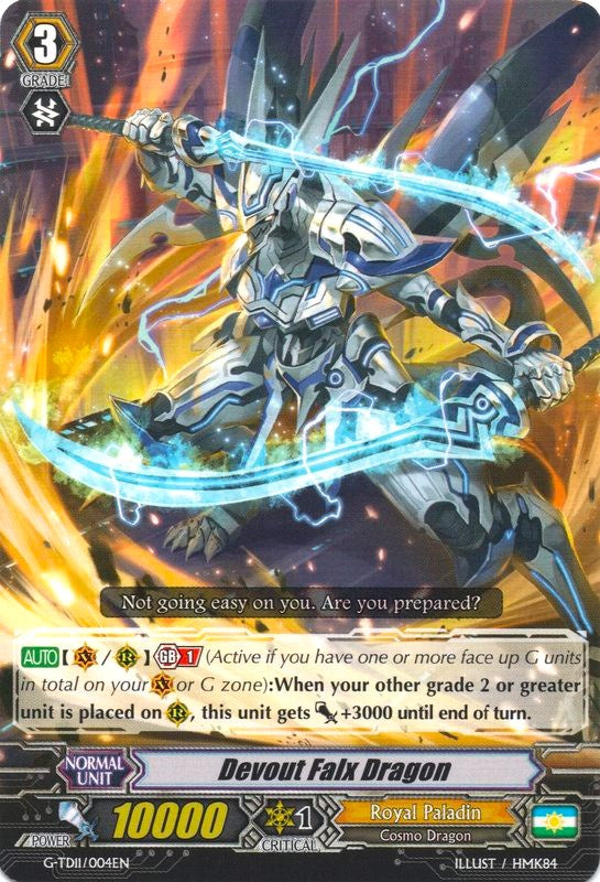 Image of Devout Falx Dragon (G-TD11/004EN) [Divine Knight of Heavenly Decree]