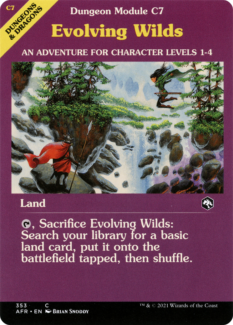 Image of Evolving Wilds (Dungeon Module) [Dungeons & Dragons: Adventures in the Forgotten Realms]