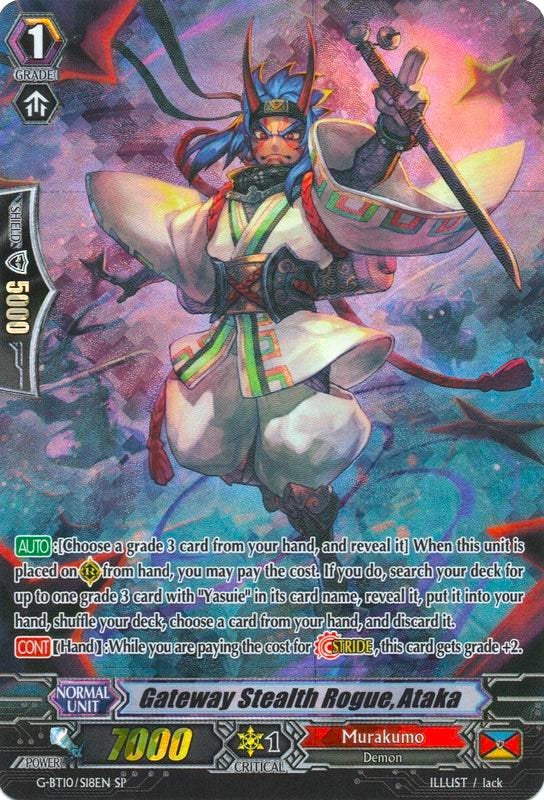 Gateway Stealth Rogue, Ataka (G-BT10/S18EN) [Raging Clash of the Blade Fangs]