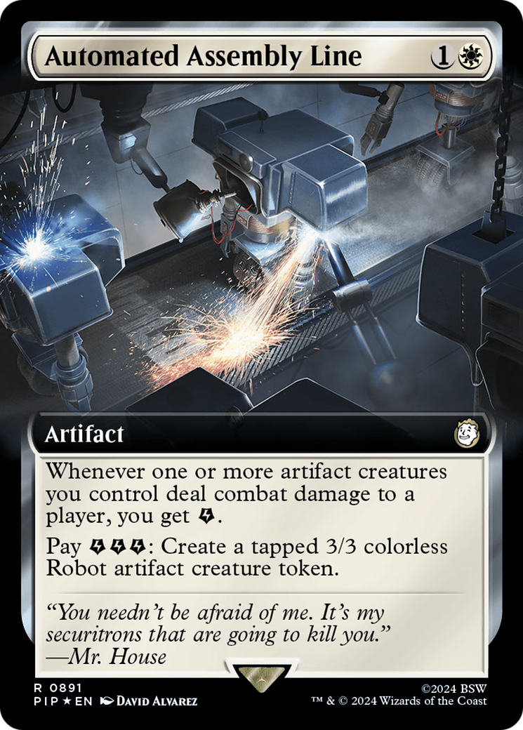 Image of Automated Assembly Line (Extended Art) (Surge Foil) [Fallout]