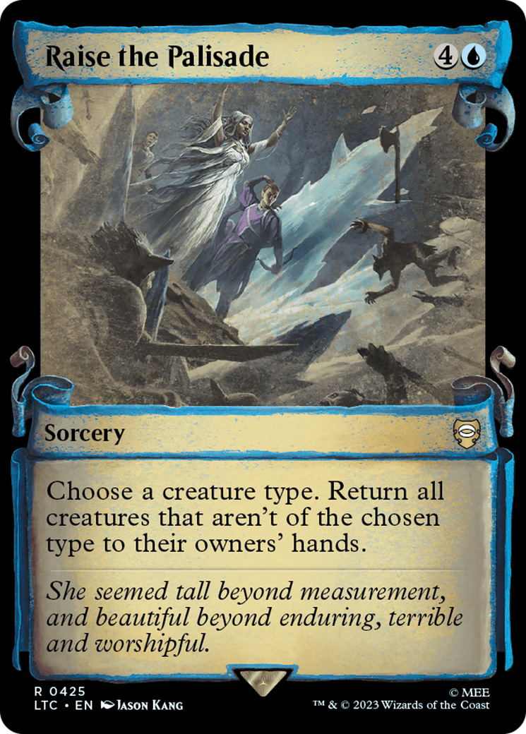 Image of Raise the Palisade [The Lord of the Rings: Tales of Middle-Earth Commander Showcase Scrolls]