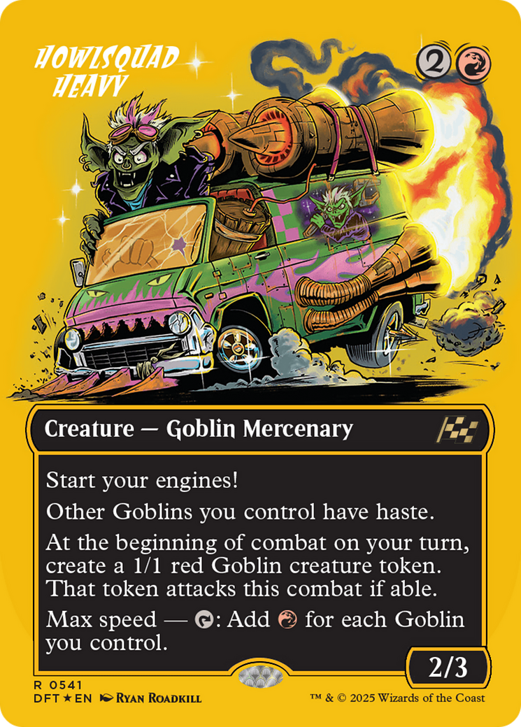 Image of Howlsquad Heavy (Borderless) (First-Place Foil) [Aetherdrift]