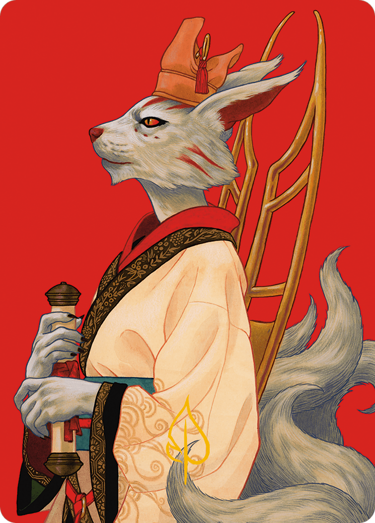 Image of Pearl-Ear, Imperial Advisor Art Card (Gold-Stamped Signature) [Modern Horizons 3 Art Series]