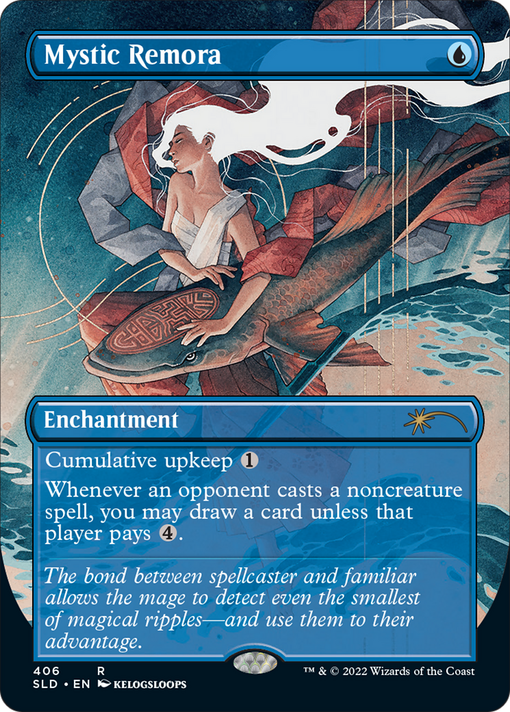 Image of Mystic Remora (Borderless) [Secret Lair Drop Series]