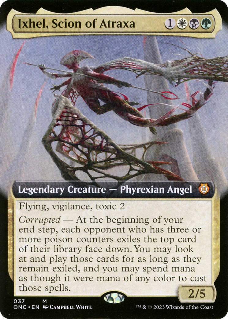 Image of Ixhel, Scion of Atraxa (Extended Art) [Phyrexia: All Will Be One Commander]