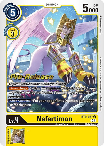 Image of Nefertimon [BT9-037] [X Record Pre-Release Promos]
