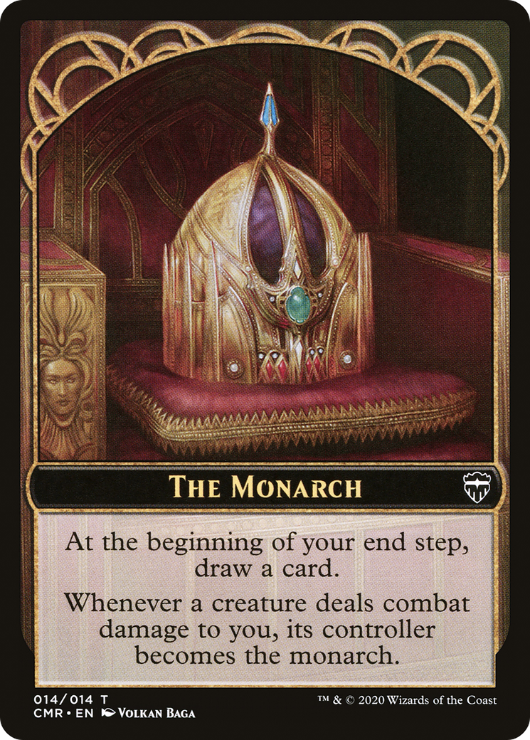 Image of The Monarch Token [Commander Legends Tokens]