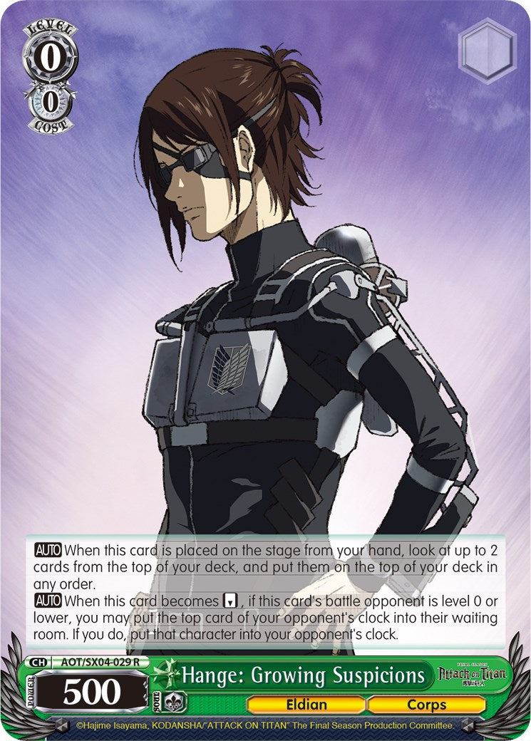 Image of Hange: Growing Suspicions [Attack On Titan: Final Season]