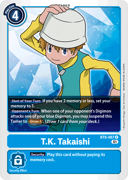 Image of T.K. Takaishi [BT8-087] [New Awakening]